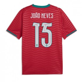 Portugal Joao Neves #15 Hemmakläder VM 2026 Kortärmad